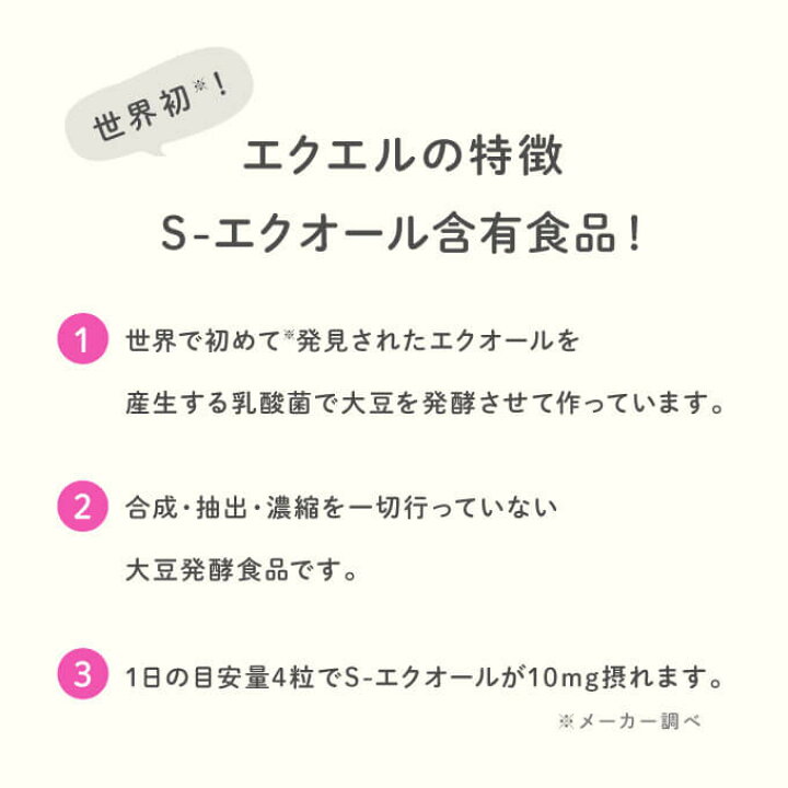 楽天市場】エクエル パウチ 120粒 × 3袋 大塚製薬 4粒でエクオール10mg  