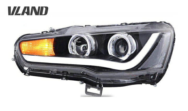 楽天市場】VLAND cz4a ランエボX ギャラン フォルティス LED ヘッド 
