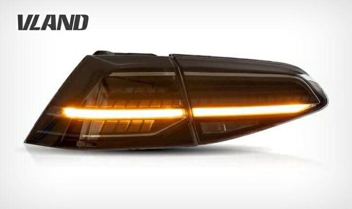 楽天市場】VLAND フォルクスワーゲン ゴルフ7 LEDテールランプ 流れる 
