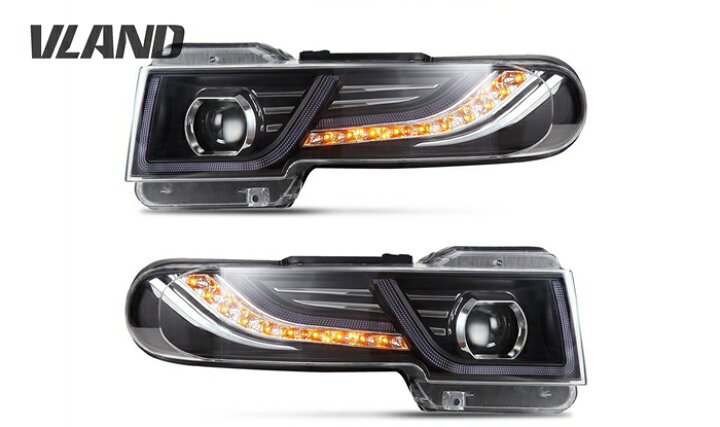楽天市場】FJ クルーザー LED ヘッド ライト 流れる ウインカー 