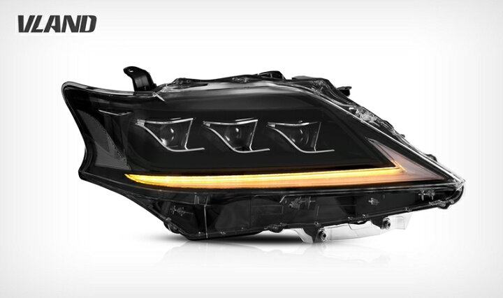 楽天市場】VLAND Lライン 10系RX後期用 LEDヘッドライト 三眼 LEXUS 