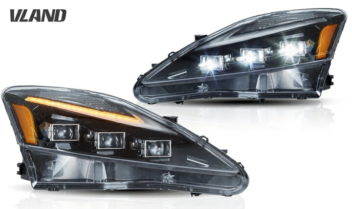 楽天市場】VLAND 20系IS用 三眼LED 30後期仕様 GSE20 USE20 ヘッド 