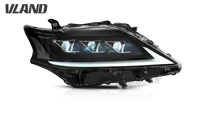 楽天市場】VLAND Lライン 10系RX後期用 LEDヘッドライト 三眼 LEXUS 