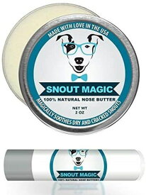 SNOUT MAGIC: DIAMOND PACKAGE - PREMIUM ALL NATURAL DOG NOSE BUTTER MOISTURIZER BALM TO SOOTH CURE & HEAL DRY CRACKED CHAPPED
