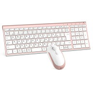 iClever キーボード ワイヤレス キーボード マウスセット 日本語配列 静音 超薄型 無線 2.4G キーボード…
