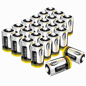 CR123A 3Vリチウム電池 1600MAH KEENSTONE QRIO LOCK 電池 PTC保護付き 非充電式バッテリー カメラ マイク 懐中電灯 測光計 バイク 適用 (TYPE1-CR123A) (24本)