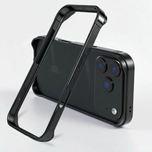 JFStene�o���p�[��Phone17ProMax�p�A���~�o���p�[�P�[�XiPhone17�v���}�b�N�X�Ή��P�[�X�g�y�ʔ��^�}�b�g�ϏՌ���d�\�������Y�ی�ȒP��������������(�u���b�NiPhone17ProMax�p)