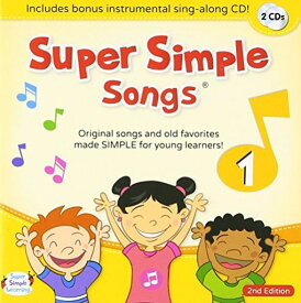 スーパーシンプルラーニング(SUPER SIMPLE LEARNING) スーパーシンプルソングス 1 第2版 CD 2枚セット 子ども えいご