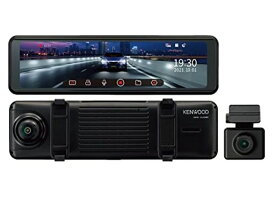 KENWOOD(ケンウッド) ミラー型ドライブレコーダー 大画面10型 DRV-EM3700 デジタルミラー搭載/IPS液晶/前後高感度STARVIS CMOSセンサー搭載/フルハイビジョン録画/バンド式装着 DRV-EM3700(ミラレコ)