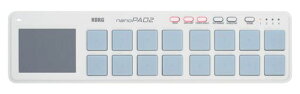 KORG���USBMIDI�R���g���[���[nanoPAD2WH�z���C�g�x���V�e�B�Ή�16�p�b�h���y����DTM�R���p�N�g�݌v�Ŏ����^�тɍœK�����Ɏn�߂���\�t�g�E�F�A���C�Z���X����