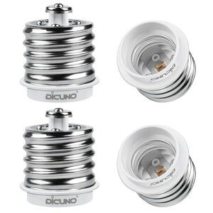 DiCUNO E39�E�������E26 �����ϊ��A�_�v�^�[ �d���\�P�b�g �ő�d����200w 165�x�ϔM 4�Z�b�g