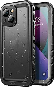 SPORTLINKiPhone13mini�p�h���P�[�X-��Phone13mini�P�[�X���S�ی�h��h�o�ϏՌ�360°�S�ʕی�ČR�X�}�z�P�[�X�t���J�o�[�g�уX�g���b�v�t�������Y�ی쒴���^���IP68�h������