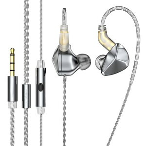 Yinyoo���؃C���z���d�ቹBLONBL07�C�����j�^�J�i���^�L���C���z���V���O��DDHIFI3.5mm���j�^�[�C���t�H��2pin-C�������P�[�u��(�}�C�N�t���A�V���o�[)