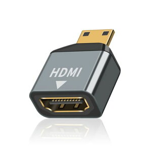 PoyiccotHDMI�~�jHDMI�ϊ��A�_�v�^4K�AMini-HDMI�ϊ��I�X���X�A�_�v�^(�^�C�vC�I�X-�^�C�vA���X)4K@60Hz1080P���������ϊ��A�_�v�^(1�Z�b�g)