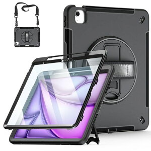 Miesherk iPad Air 13�C���` �P�[�X M4/M3/M2�ɑΉ�(2026�A2025�A2024)�ϏՌ� �P�[�X,�u���b�N