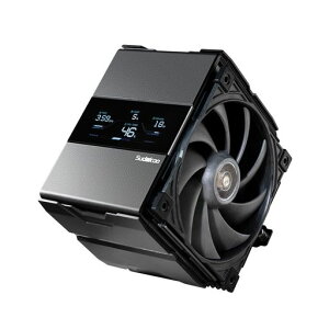 Sudokoo SK700V-MACH CPU���N�[���[:7�q�[�g�p�C�v���ڃf�W�^��CPU�N�[���[�A120mm MACH PWM�É��t�@���t�� - �u���b�N �V���O���^���[PC��p�AAMD Ryzen AM5 & Intel LGA