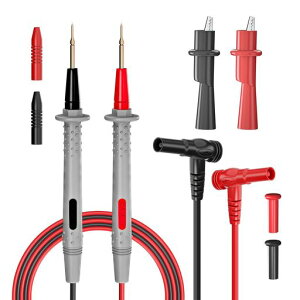 Cleqee�}���`���[�^�[�e�X�g���[�h�v���[�u�e�X�^�[���[�h�����b�L�ɍ�0.7mm�j�[�h�������V���[�v1000V10A�����b�L�v���[�u���j���N���b�v�o�i�i�v���O�f�W�^���d�C�e�X�g�p