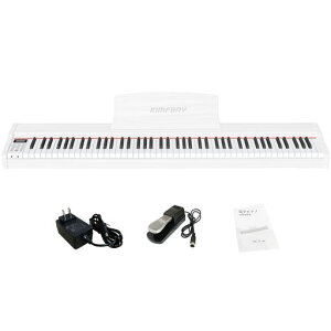 KIMFBAY �d�q�s�A�m 88���� ��� �ؐ� �d�q �s�A�m 88�� �|�[�^�u���s�A�m Piano ���S�҃y�_���t�� MIDI�Ή� �z���C�g
