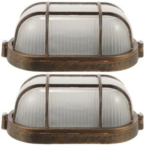 CALLARON�Ɩ����2�Ǖt���䟭���T�E�i�Ɩ����ȉ~�`�̊u�ǃE�H�[�����C�g�V��LED�o���N�w�b�h���C�g�h�o�h���h��E27�����v�w�b�h�����v���[�T�C�h�P�[�X�d���Ȃ�