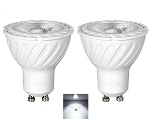 LED�X�|�b�g���C�gGU10���������FRa98+5W50W�`�n���Q������400LM6000k�����F�����Ή��ȃG�lPSE�F�؍ς�2�Z�b�g