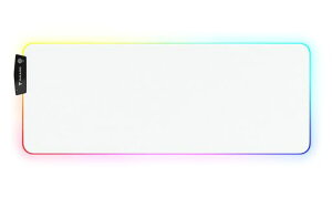 Rukario (���J���I) �z���C�g RGB �Q�[�~���O�}�E�X�p�b�h | 15��ނ̏Ɩ����[�h | �\�t�g&�X���[�X�}�C�N���t�@�C�o�[ | �h�� | ����}�E�X�p�b�h 31.5 x 11.8�C���` | ����LED�g���}�E�X�p�b�h | XL�c