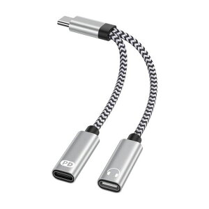 �^�C�vC�C���z���W���b�N2in1�ϊ��C���z���W���b�NiPhone�C���z���ϊ��A�_�v�^USB�I�[�f�B�I�ϊ��A�_�v�^���DAC����Hi-Fi����PD60W�}���[�d�[�d���Ȃ���C���z���^�C�vc