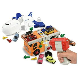 タカラトミー『 トミカ くみかえアクション! キャリアカー & カーゴジェットセット 』 ミニカー 車 おもちゃ 3歳以上 玩具安全基準合格 STマーク認証 TOMICA TAKARA TOMY