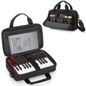 Trunab �L�������O�P�[�XAkai Professional MPK Mini/Play MK3�ƌ݊��������� �����|�P�b�g�t���L�[�{�[�h�o�b�O