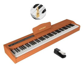 KIMFBAY 電子ピアノ 88鍵盤 ハンマーアクション MIDI デジタルピアノ の電子ピアノ シンプル 人気 薄い セット おしゃれ DIGITAL PIANO 初心者 小型 子供 ペダル付き 持ち運び タッチ本物 ホームユース