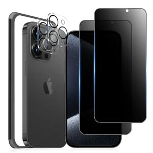 MINIKA�y�`�����h�~�ziphone15Pro�K���X�t�B����[2��]�J�����t�B����[2��]iphone15�v�������K���X�t���ی쉡���猩���Ȃ��y6.1�C���`/�K�C�h�g�t���z