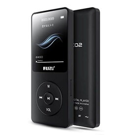 RUIZU MP3プレーヤー BLUETOOTH 5.0対応 HIFIロスレスデジタルミュージックプレーヤー 16GB MP3 プレヤー ポータブルプレーヤー 長時間バッテリー寿命 音楽プレーヤー FMラジオ 音声録音 電子書籍 80時間再生