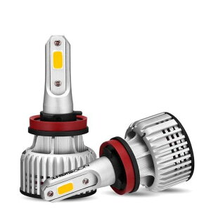 NOVSIGHT�y���K�ۏؕi�zled�w�b�h���C�gH8/H9/H11/H16(���Y�ԑΉ�)LED�o���u�t�H�O�����v�C�G���[�����\�̃`�b�v���ڎ��t���ȒP10000LM(5000LM*2)72W(36W*2)���邭���P�x