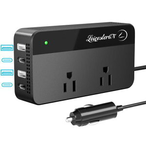 LeicesterCNLLSTCo[^[200WJ[Co[^[VK[\PbgDC12VAC110VɕϊVK[\PbgRZg}[dΉUSBd4USB-C|[gAC100Vd2ԃRZgRo[^[