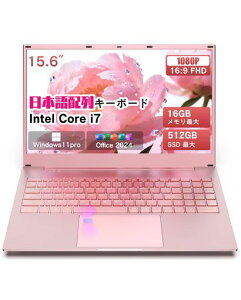 VETESA �m�[�g�p�\�R�� Windows 11 Pro Office 2024���� Core i7 2026�V�� 15.6�C���`IPS�t��/1920x1080FHD �J�����t��/���^PC�m�[�g/16GB������/wifi5.0/�p�\�R�� �m�[�g