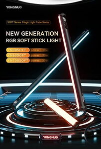 YONGNUOYN60SOFT�r�f�I���C�g����20W�����h�X�e�B�b�N�ʐ^���C�gRGB�t���J���[2000K-10000K31�X�y�V�����V�[�����[�h�B�e�Ɩ����C�g���P�xLED