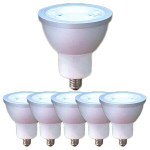 VIMLITELED�d��EZ10�����FAC/DC12VCOB6WJR50LED�X�|�b�g���C�g30�x�n���Q���`50W~60W���������Ή�(�����F����(5000K)�{�̋�6W30�xEZ10����(6��))
