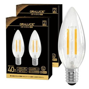 ORALUCELED�d���V�����f���A�d��E17����40W�`�����N���A�^�C�v�X�C�^���^�d���F4W470lm2700K�L�z��360°�t�B�������g�d���ȃG�l�����F��C35���g���C���e���A������ꑕ���������Ή�