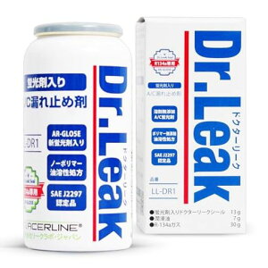 Dr.Leak �h�N�^�[���[�N �J�[�G�A�R�� A/C �R��~�ߍ� 134a �u���� �~�������� �m�[�|���}�[ 50g LL-DR1