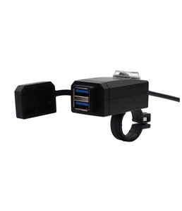 SHEAWA�o�C�NUSB�d��USB�[�d��QC3.0USB2�|�[�g�d��ON/OFF�X�C�b�`QuickCharge3.0�h���J�o�[�n���h����T�C�h�~���[�Ɏ��t���\