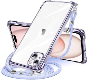 NISIILNG iPhone 15 Plus �p �P�[�X �N���A �V�����_�[ iPhone15plus �X�}�z�P�[�X �A�C�t�H��15Plus �J�o�[ ���|�� �΂߂��� ��|���P�[�X ���� ���^ �y�� �ϏՌ� TPU �X�g���b�v�t�� �R�t�� �΂߂���