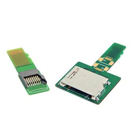 CABLECC 1SET SDTFカードソケットメスからMICRO-SDTFオスメモリカードキットエクステンションアダプターテストツールエクステンダー