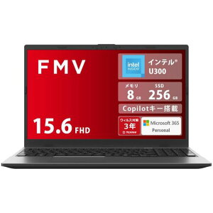 FMV �m�[�g�p�\�R�� WE1-K3 (MS 365 Personal/Copilot�L�[����/Win 11/15.6�^/U300/8GB/SSD 256GB) FMVWK3E113_AZ