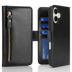 HavayaiPhone16Plus�P�[�XiPhone16�v���X�P�[�X�蒠�^�J�o�[�t�@�X�i�[��e�ʏ��K����ϏՌ��J�[�h���[�X�^���h�@�\�t�F�C�N���U�[-�u���b�N