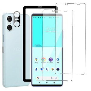iXinQu �K���X�t�C���� 2�� +�J�����t�C���� 1�� �K�p Xperia 10 Vl �K�C�h�g�t�� �G�N�X�y���A SO-52E/SOG14 �Ή� �t���ی�t�B���� �d�x9H �����K���X �ϏՌ� (3���Z�b�g)