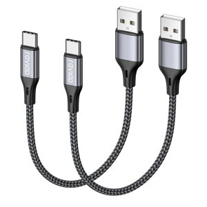 RAVIADUSBTypeC�P�[�u���y0.5m/2�{�Z�b�g�z�^�C�vC�P�[�u��3A�}���[�d�����f�[�^�]�����ϋv�i�C�����҂�USB-AtoUSB-C�P�[�u��Redmi9T�AXperiaXZ3XZ2XZs�AGalaxy