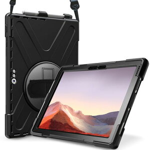 ProCaseSurfacePro7یP[XϏՌop[P[X360°]X^h@\߉\ȃV_[XgbvΉ[:SurfacePro7Plus/Pro7/Pro6/Pro5thGen/Pro2017/
