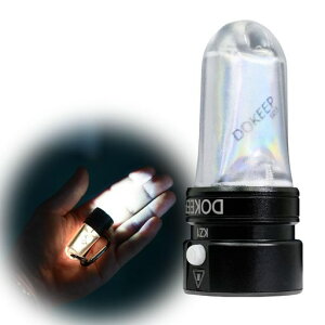 DOKEEPGD3�~�jLED���C�gKZ1�����d���A�_�v�^�[IPX7�h�����y��USB�[�d��EDC���P�x�~�j�����d��12���[�h300���[�����|�P�b�g���C�g�h�������^�~�j������_��3~60����(GD3�d���F+�u���b�N