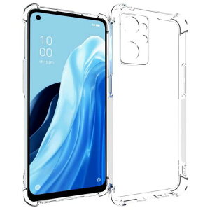 SMPURF �P�[�X OPPO Reno9 A / Reno7 A �p �ϏՌ� �J�o�[ �X�g���b�v�z�[�� �N���A �Ռ��z���|�P�b�g���� TPU �o���p�[ ���� SPCR7A