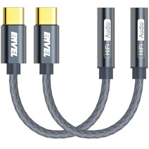 ENVEL�C���z���W���b�N�ϊ��^�C�vc�C���z���A�_�v�^�[2��USBTypeC3.5mm�I�[�f�B�I�ϊ�SamsungGalaxyS23S22S21S20FEUltraTabS8S7iPhone15