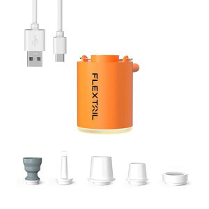 FLEXTAILGEARTINYPUMPX2023�G�A�|���v�d���|���v�^�C�j�[�|���v47g�y��3.5kPa�C���L�����v�����^�����C�g�t��800mAhTYPE-C�[�d����C�����C�����v�[����C�x�b�h�����ֈ��k��